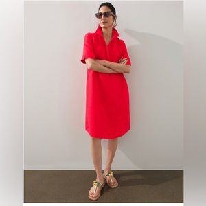NWT Chico’s red linen dress, size 1
